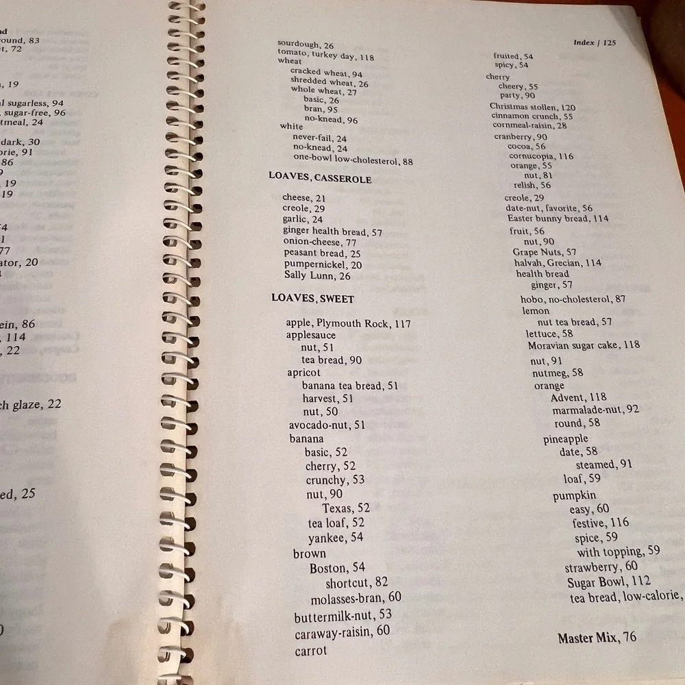 Breads Favorite Recipes of Home Economics Teachers 1981 Spiral Cookbook Vintage